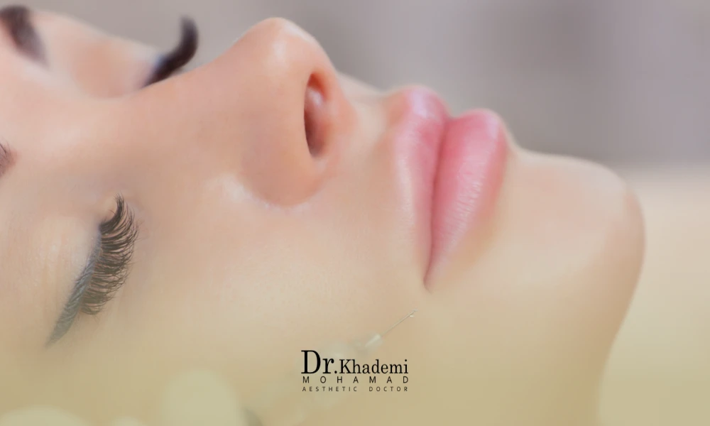 تزریق فیلر لب طبیعی