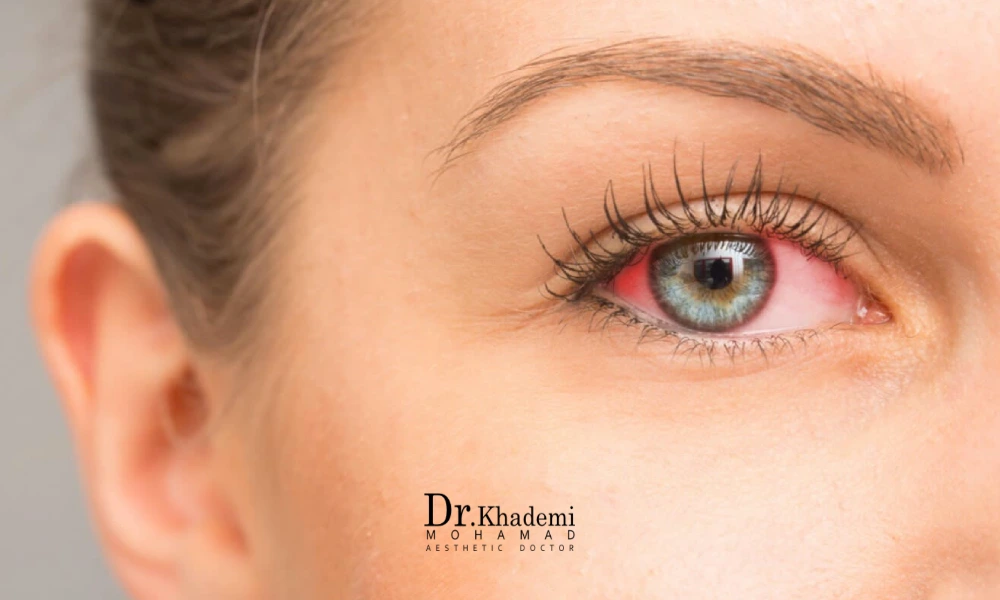 سوزش چشم بعد از تزریق بوتاکس