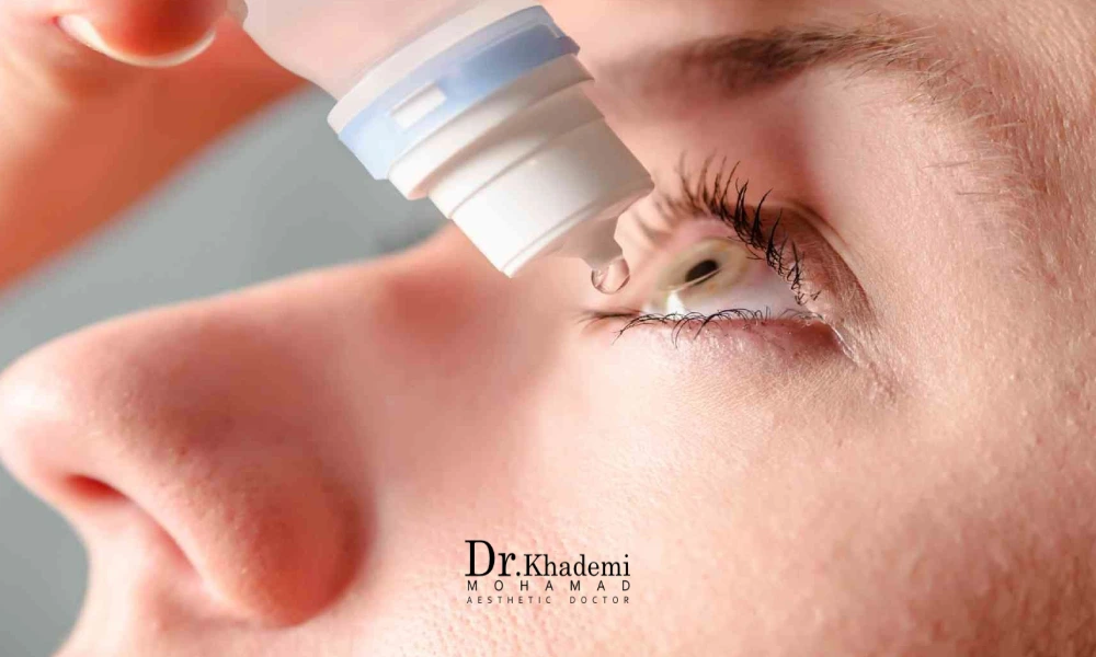 سوزش چشم بعد از تزریق بوتاکس