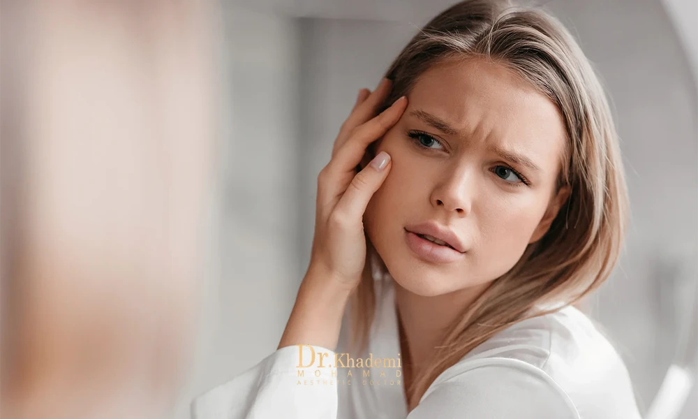 ورم بعد از تزریق فیلر گونه