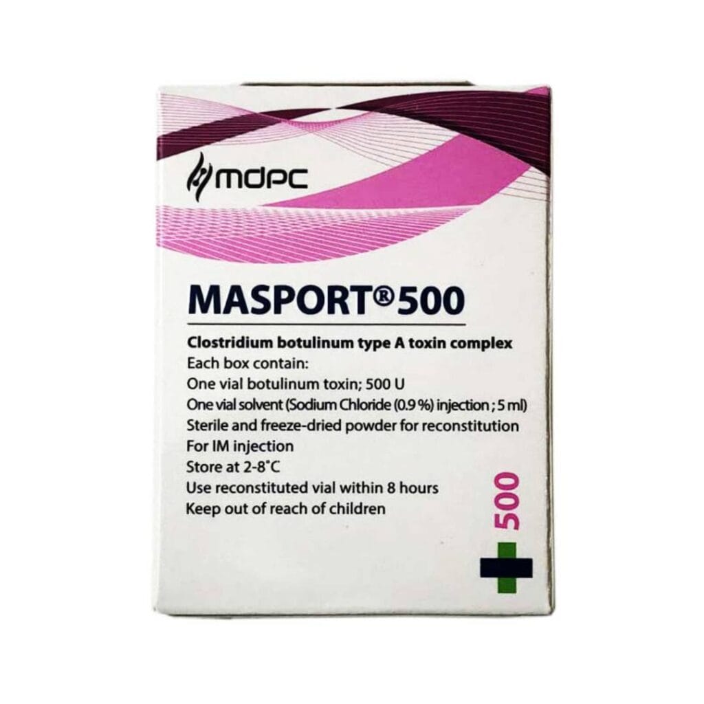 جعبه بوتاکس مصپورت